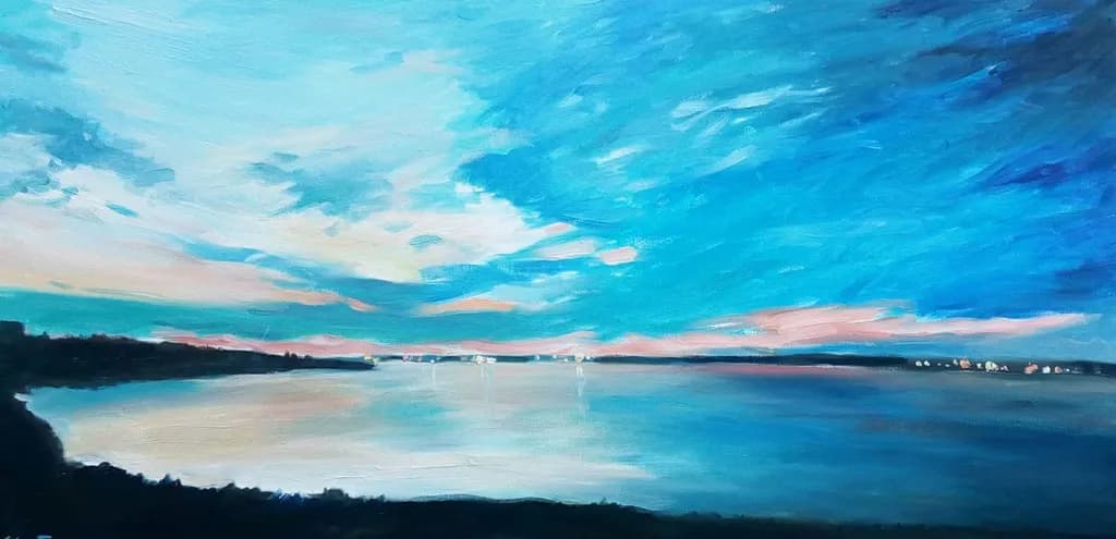 Turquoise Water Horizon