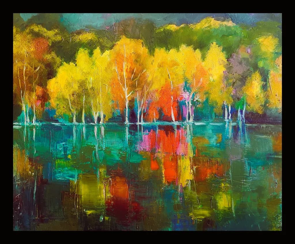 Autumn Lake Reflections