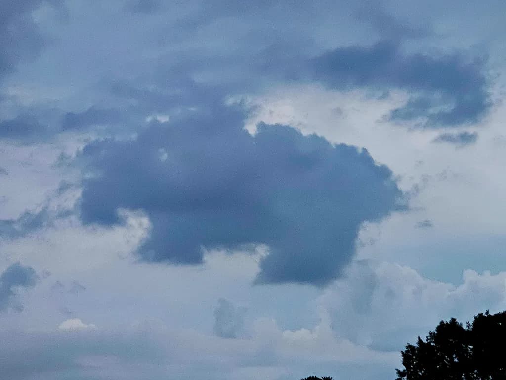 Storm Cloud Silhouette
