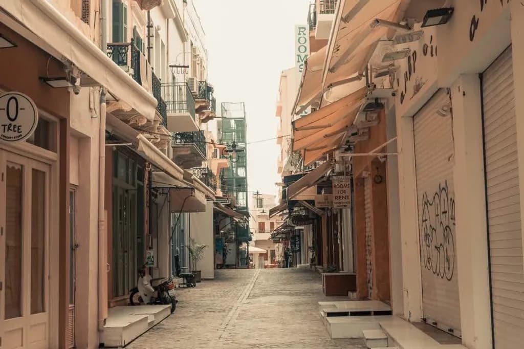 Sunlit Mediterranean Alley