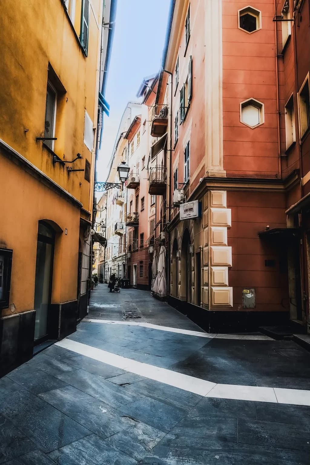 Colorful Old Town Alley