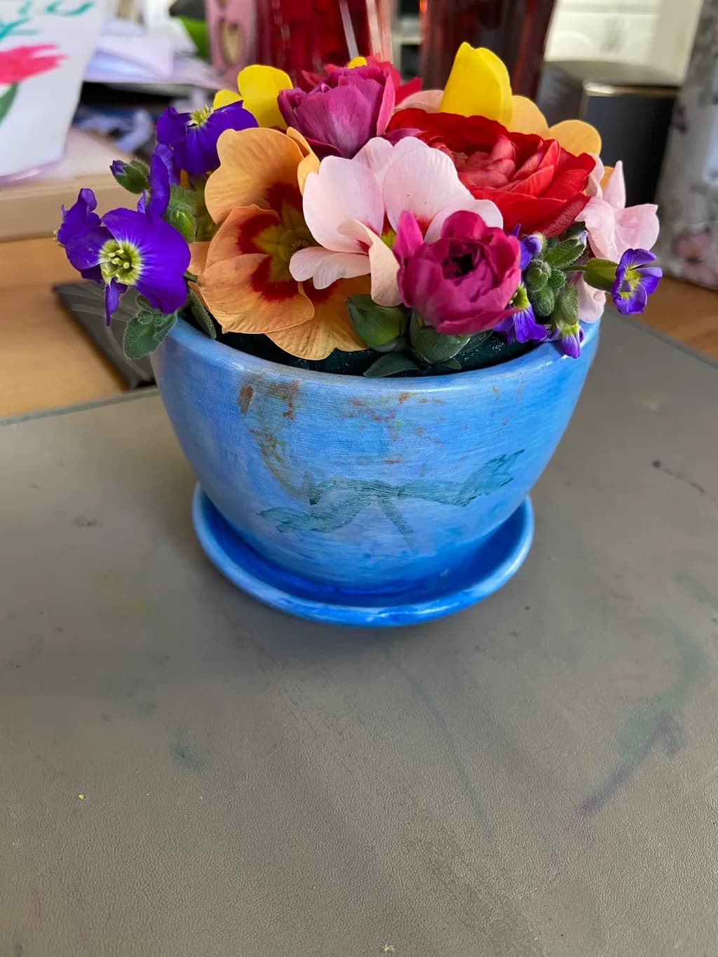 Garden Blooms in Blue