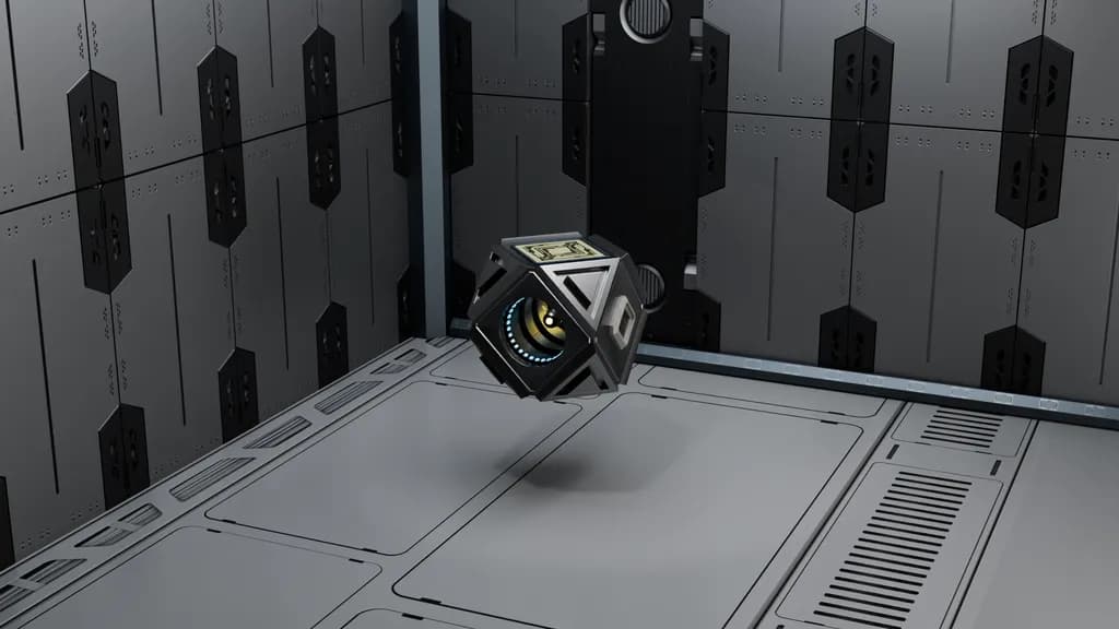 Floating Portal Cube
