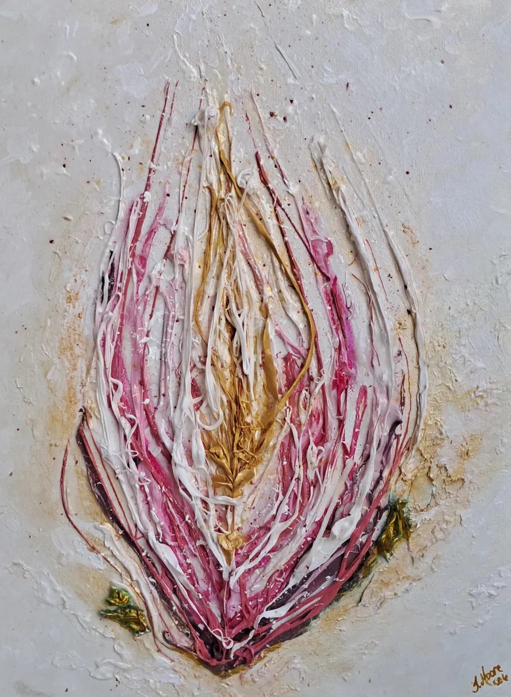 Petal in Plaster