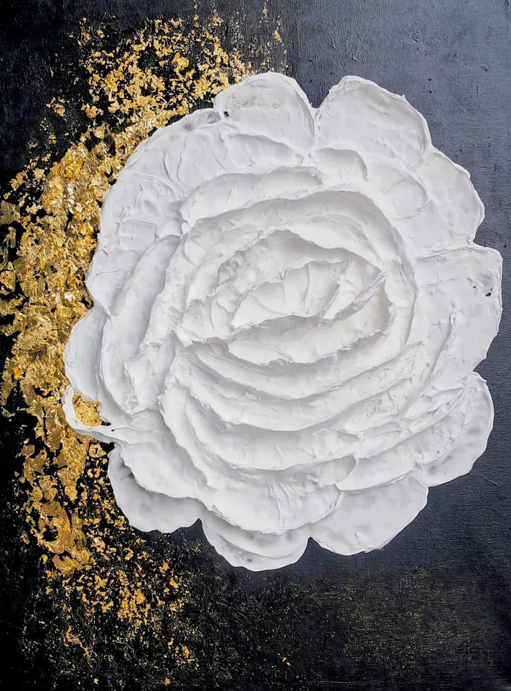 Golden White Rose