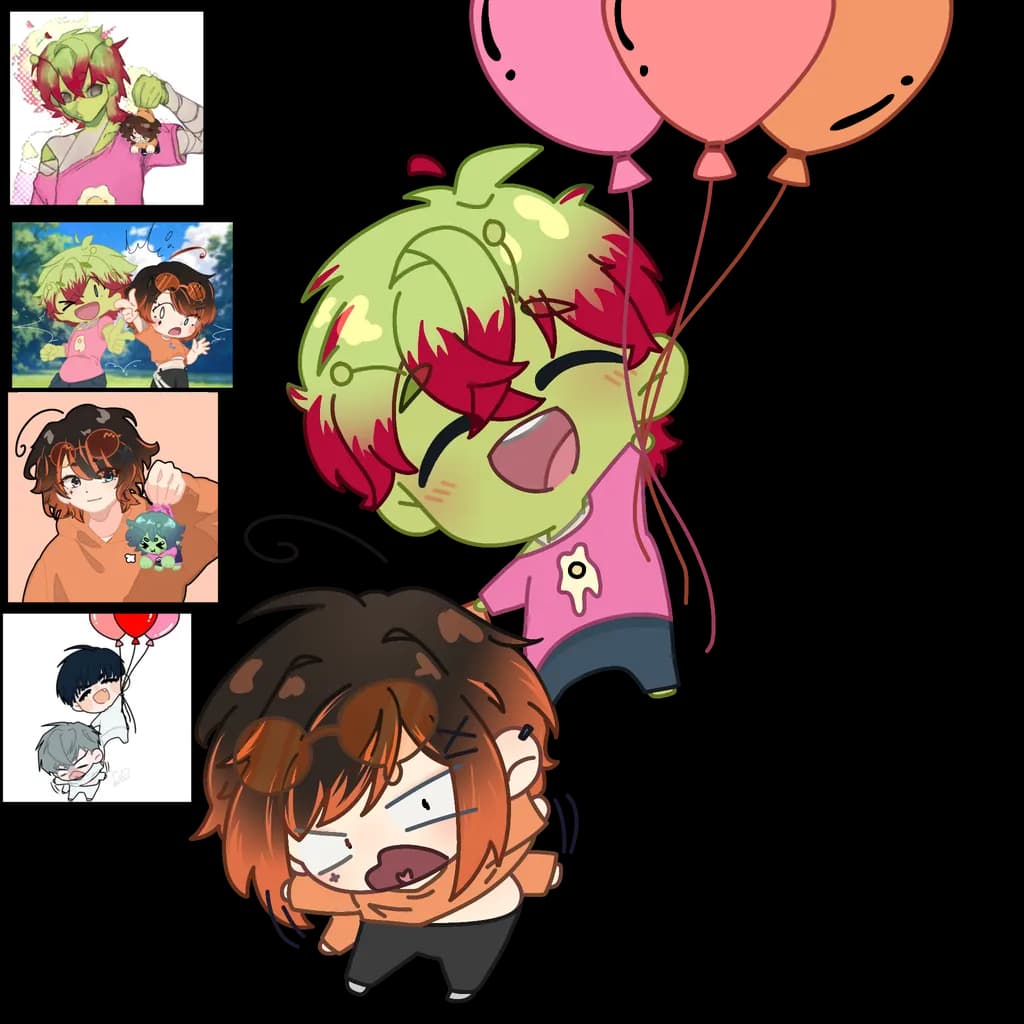 Balloon Festival Friends