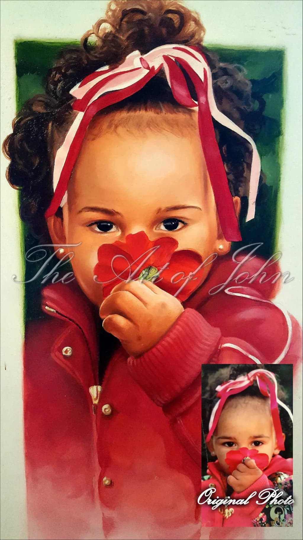 Siniya Art: Flower Portrait