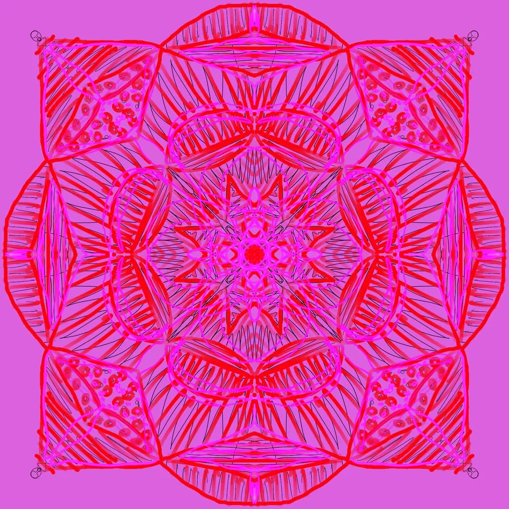 Magenta Mandala