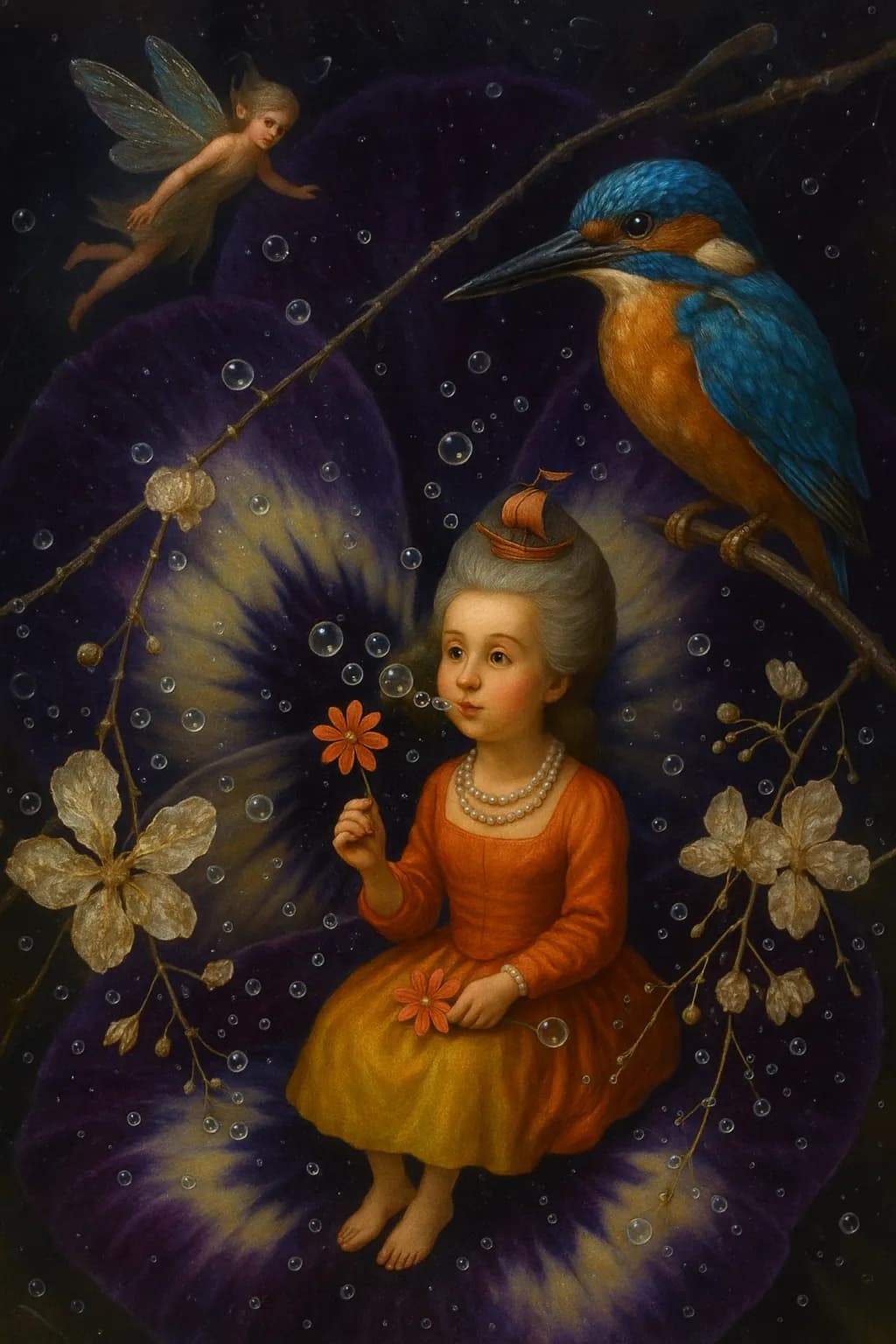 Kingfisher Garden Girl