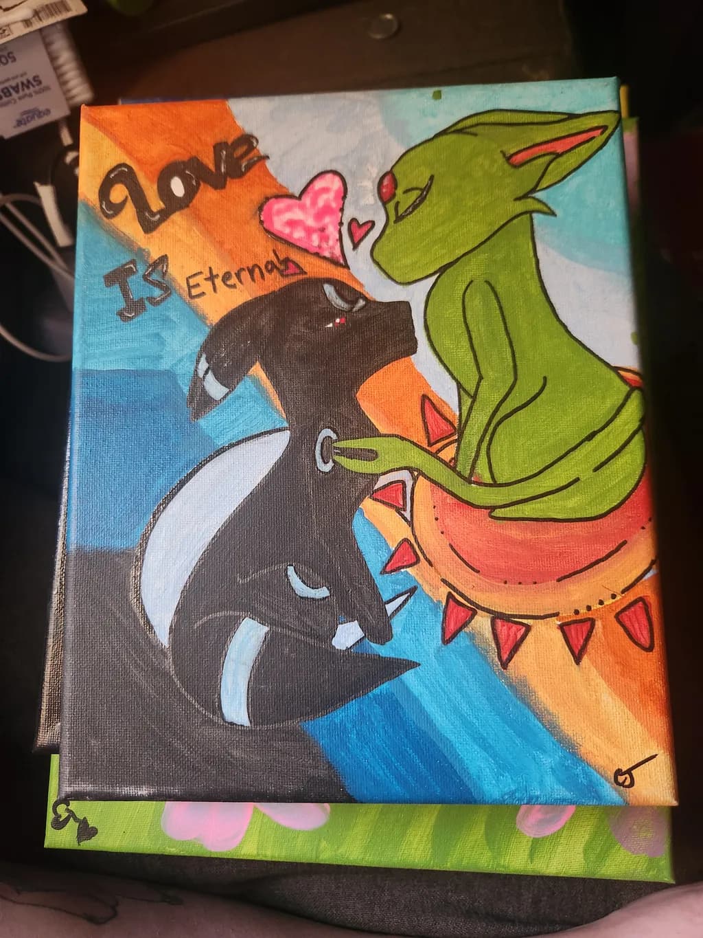 Love Is Eternal Dolphins and Dragon Pair