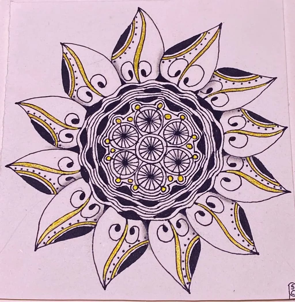 Golden Garden Sundial