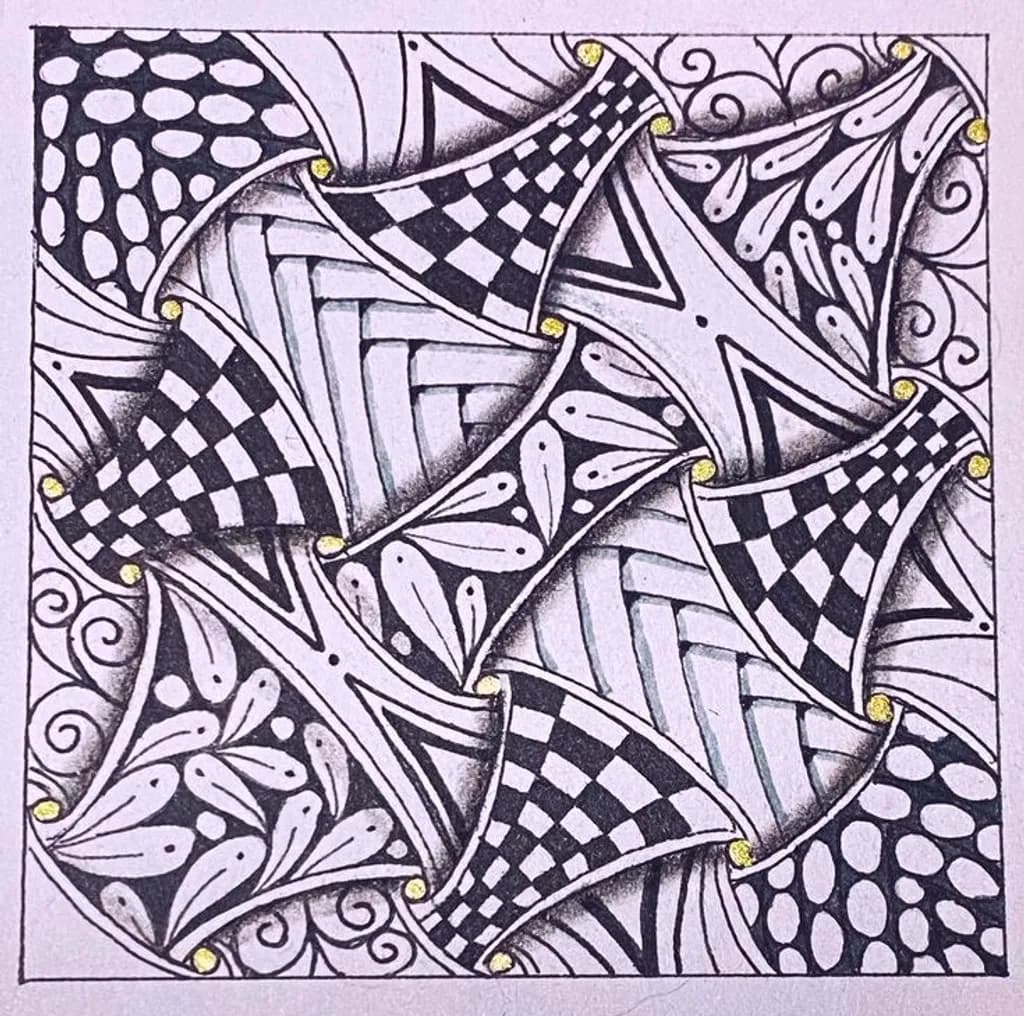 Ornate Monochrome Quilt