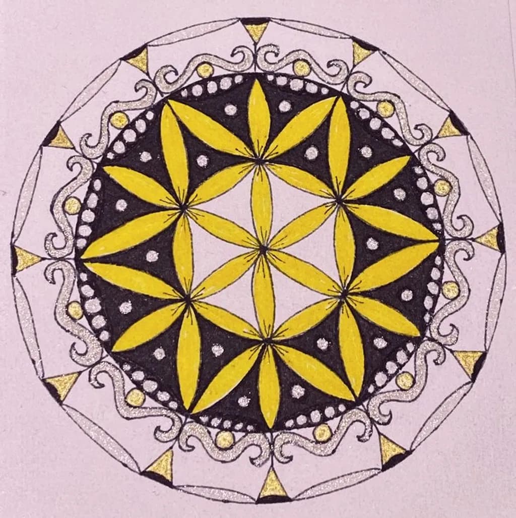 A Halo Built From Petals