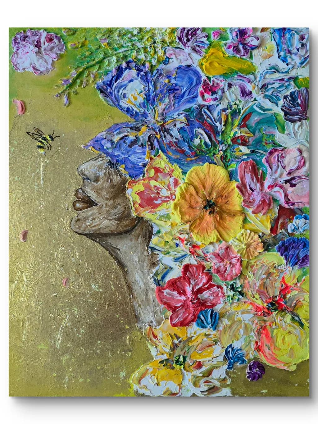 Garden Bloom and Bee