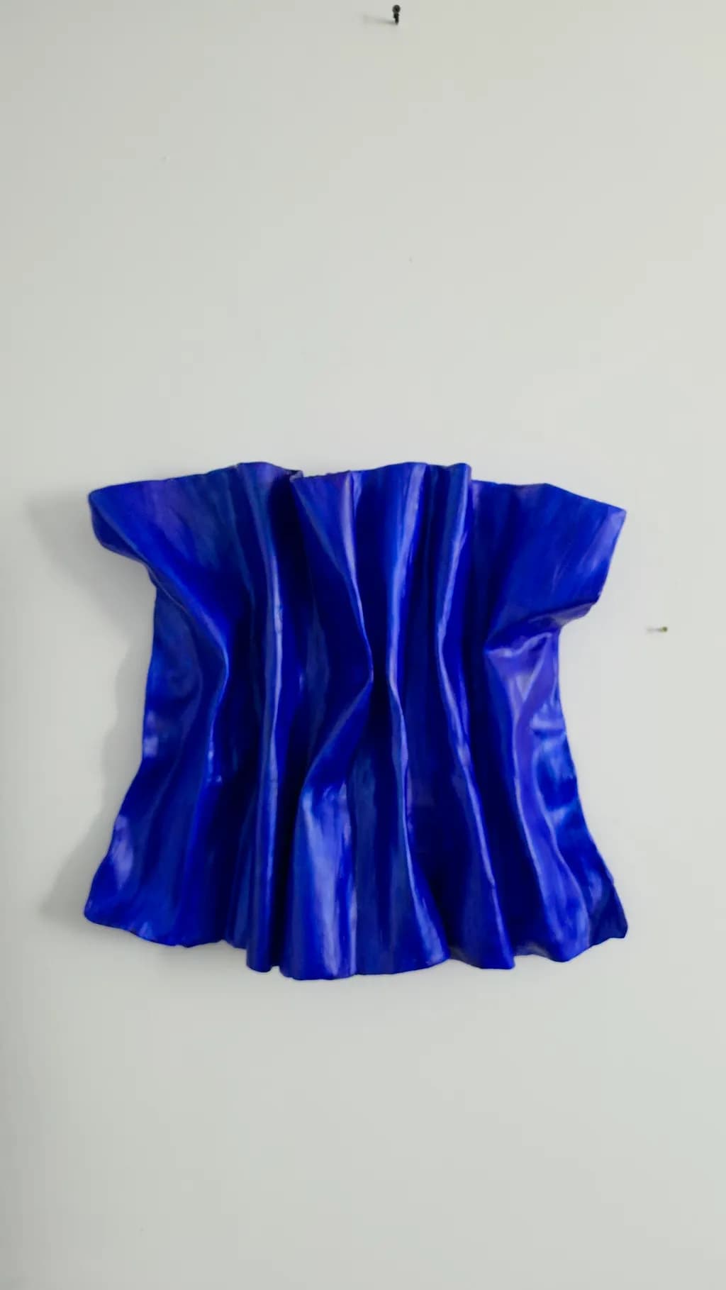 Cobalt Draped Form