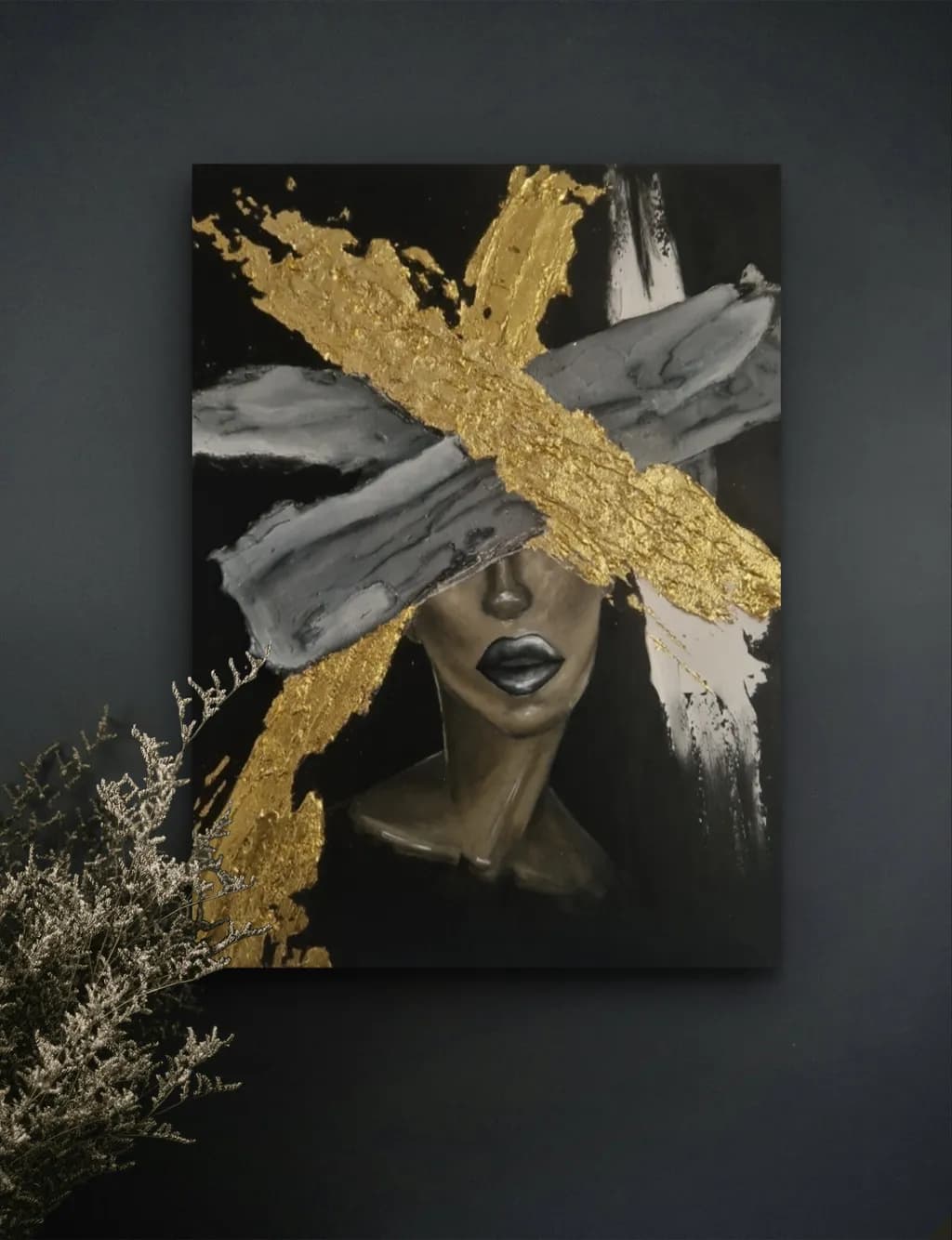 Gold Veil Portrait