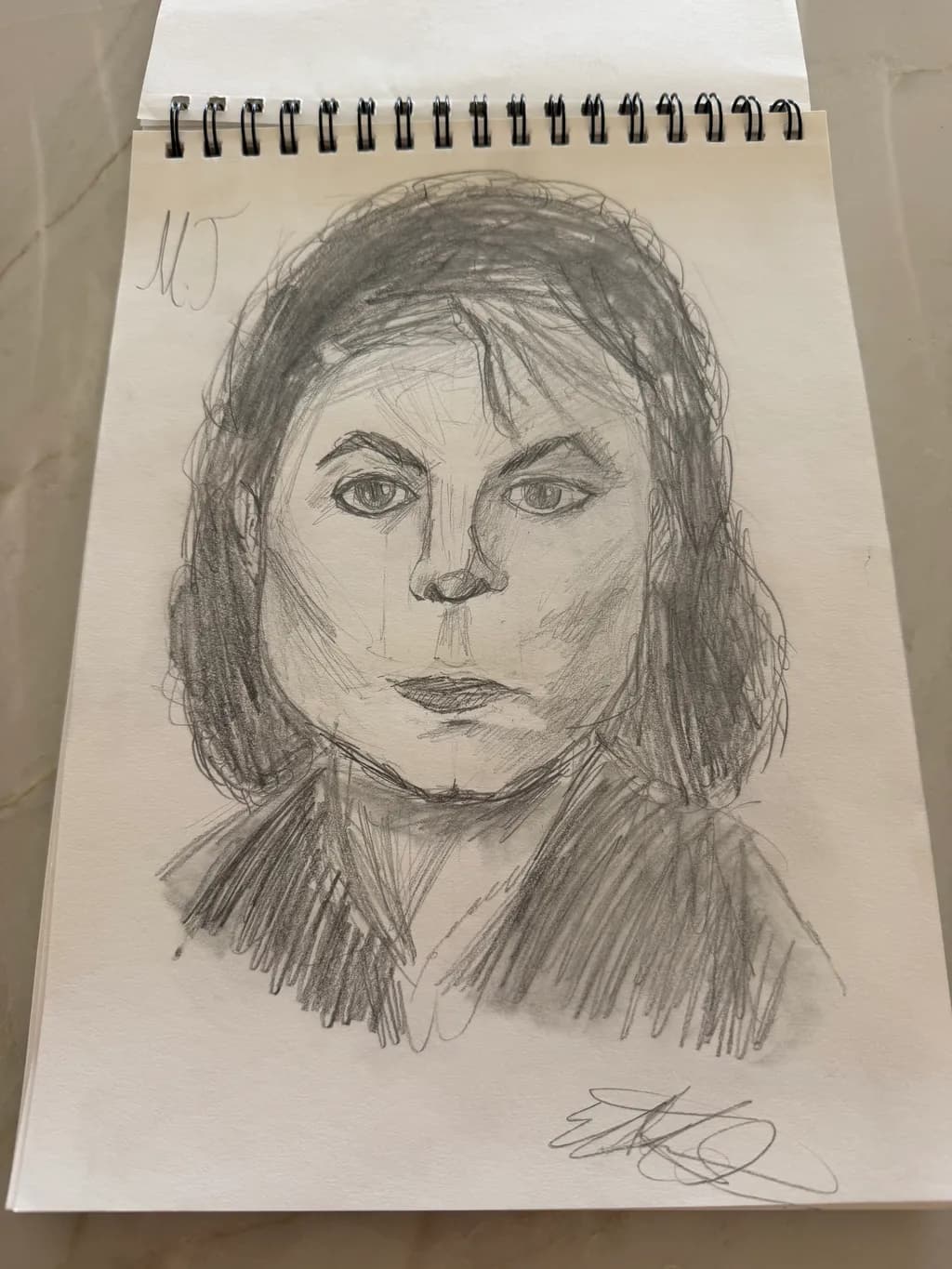 Graphite Portrait of a Woman