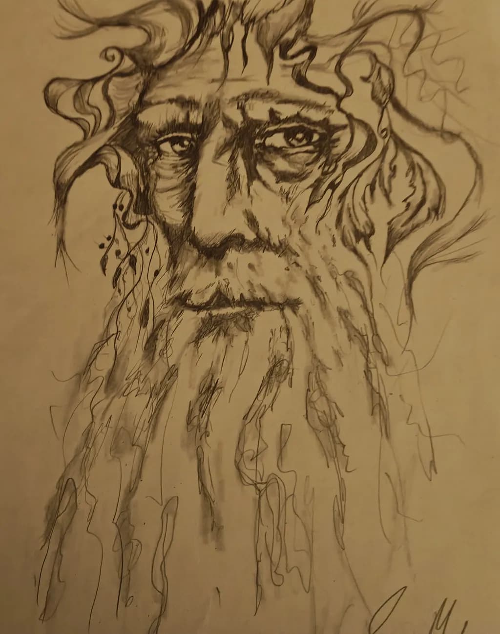 Weathered Bearded Portrait