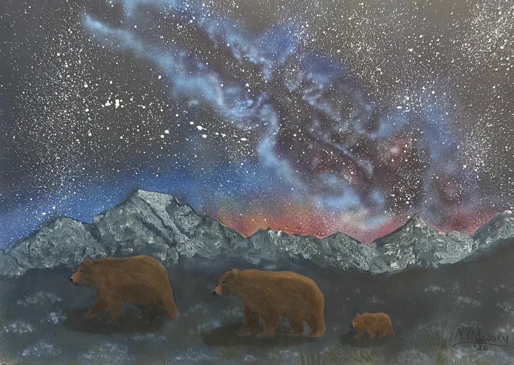 Bears Beneath the Milky Way