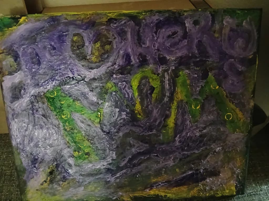 Purple Green Tangle