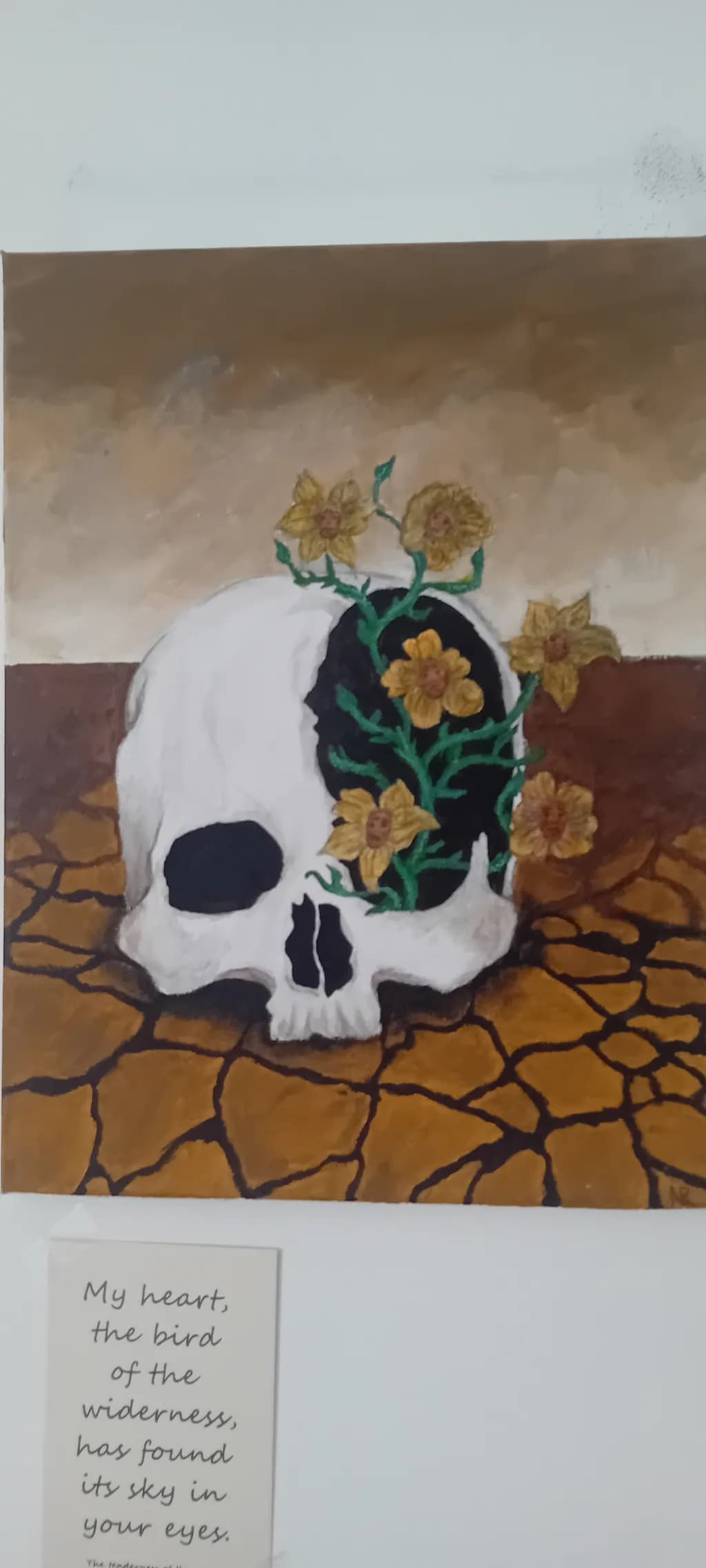 Sunflower Skull