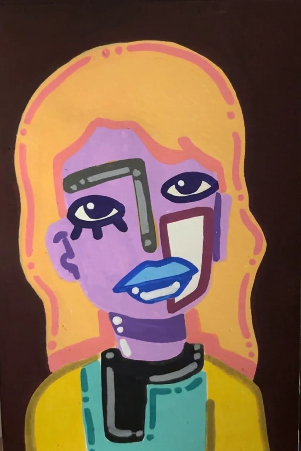 Colorful Robot Portrait