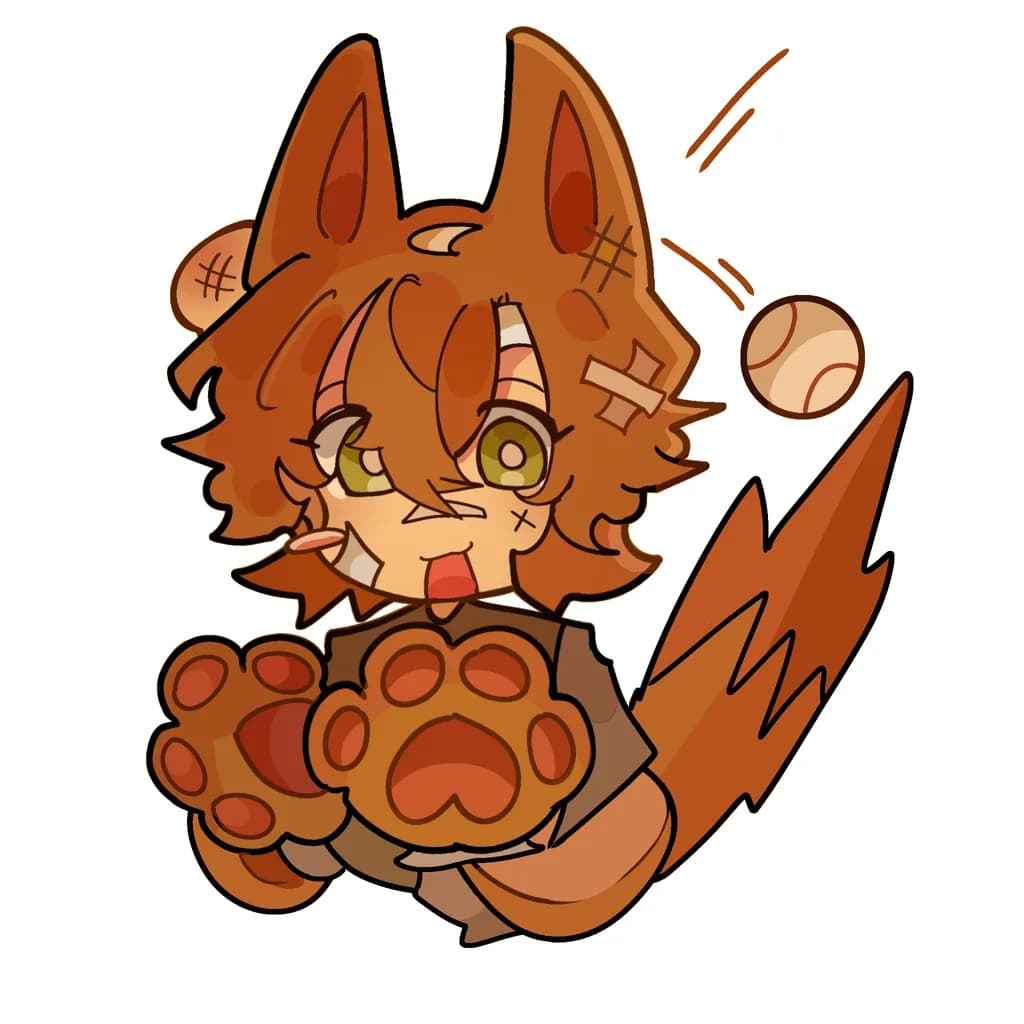Baseball Fox Cub