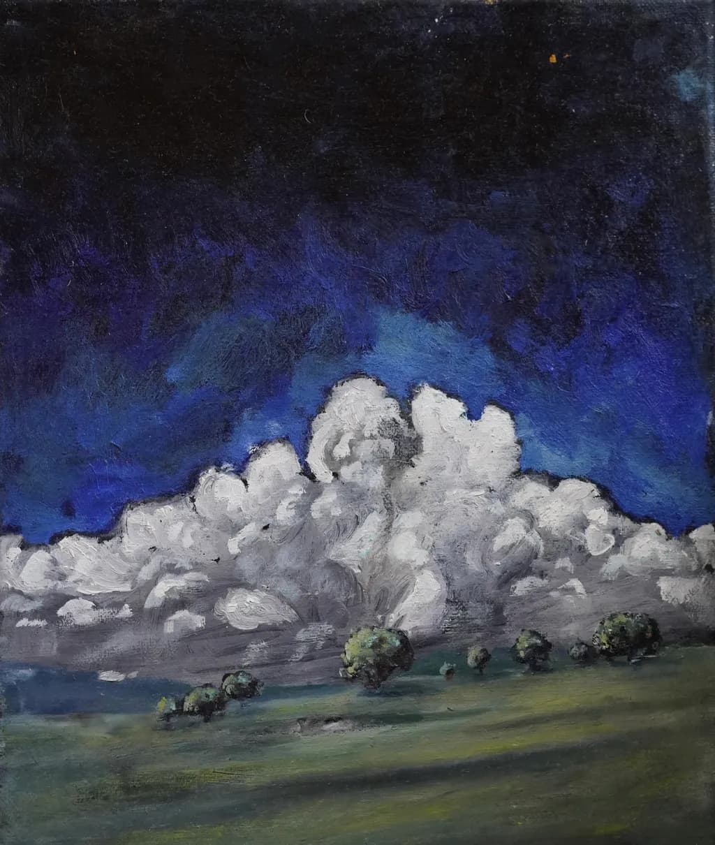 Storm Clouds Over Fields