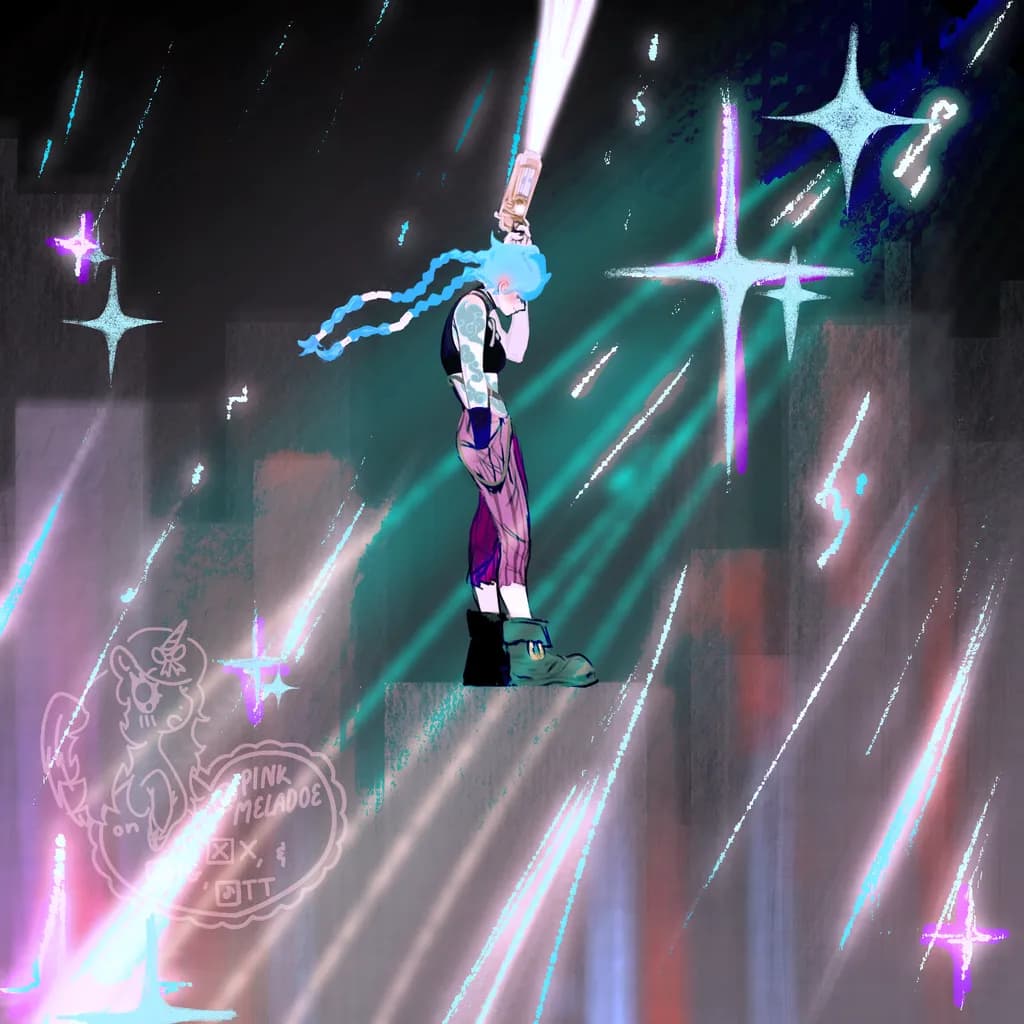 Neon Starfall