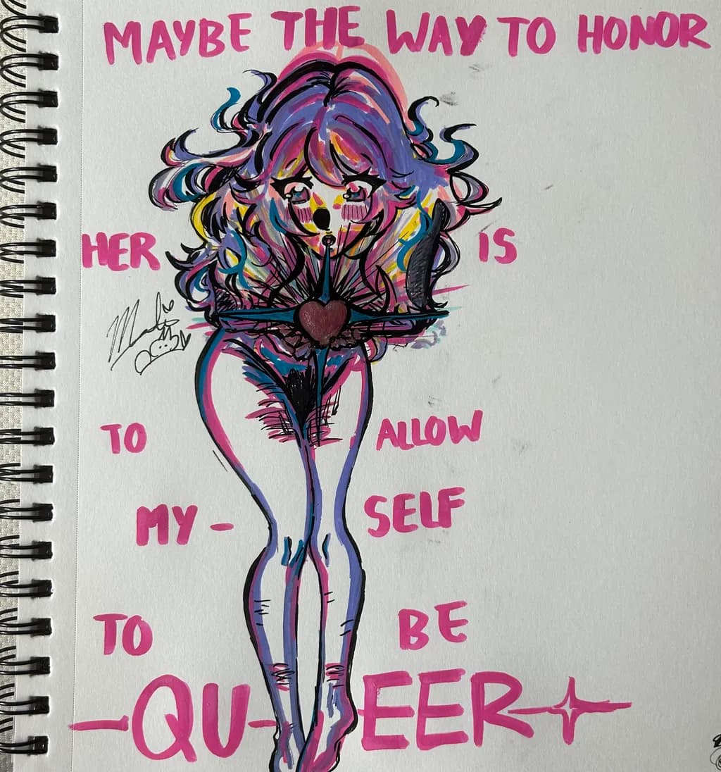 Allowing Herself to Be Queer