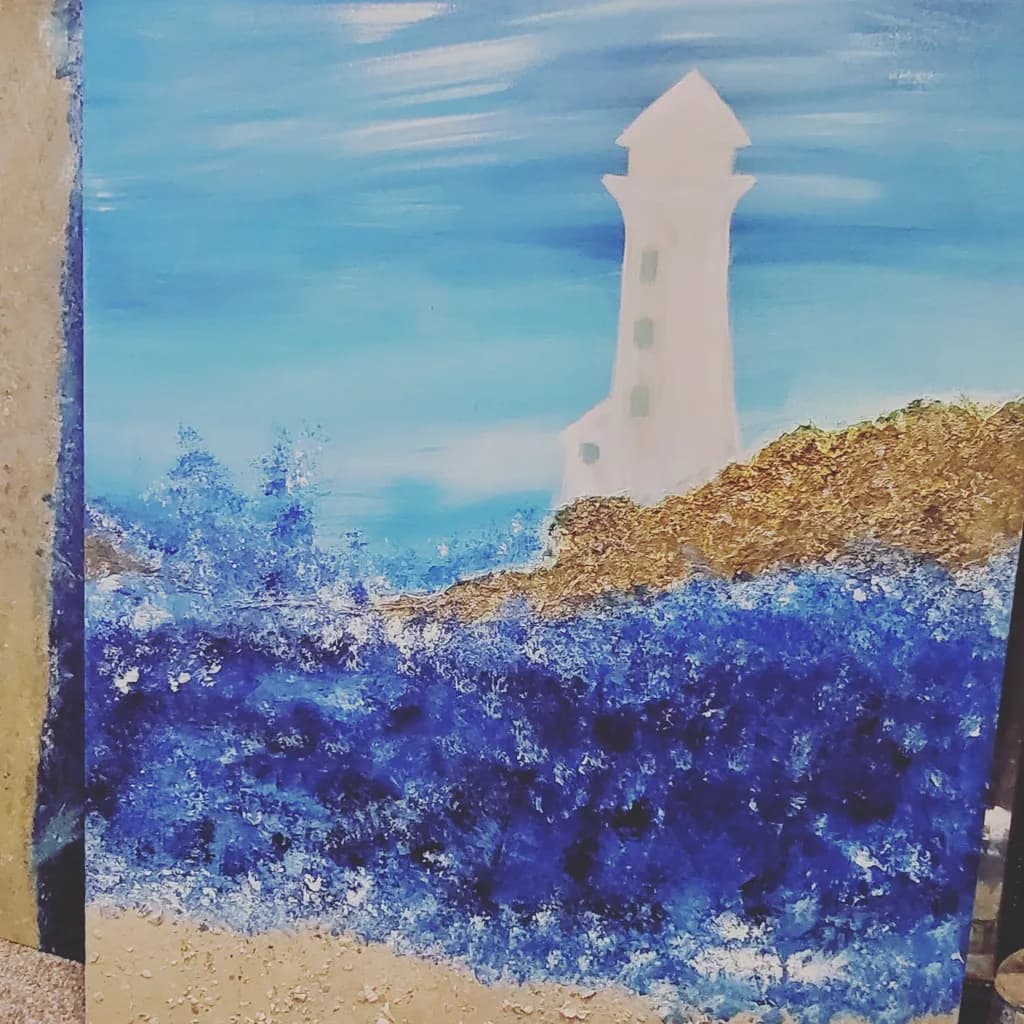 Blue Lighthouse