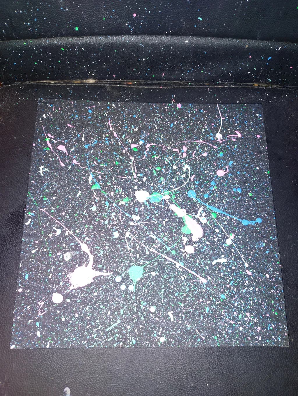 Cosmic Paint Splatter