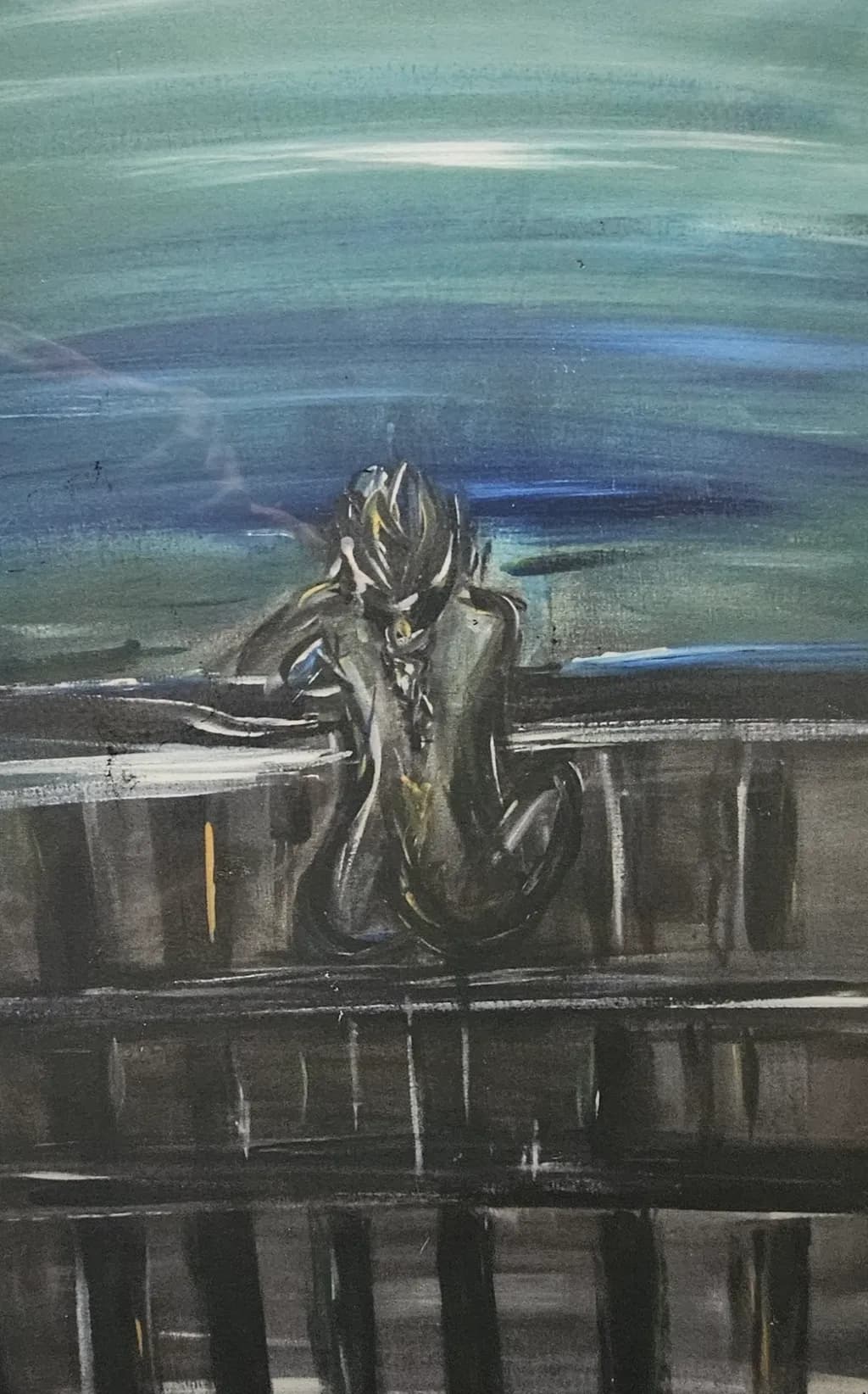 Crow on the Railing