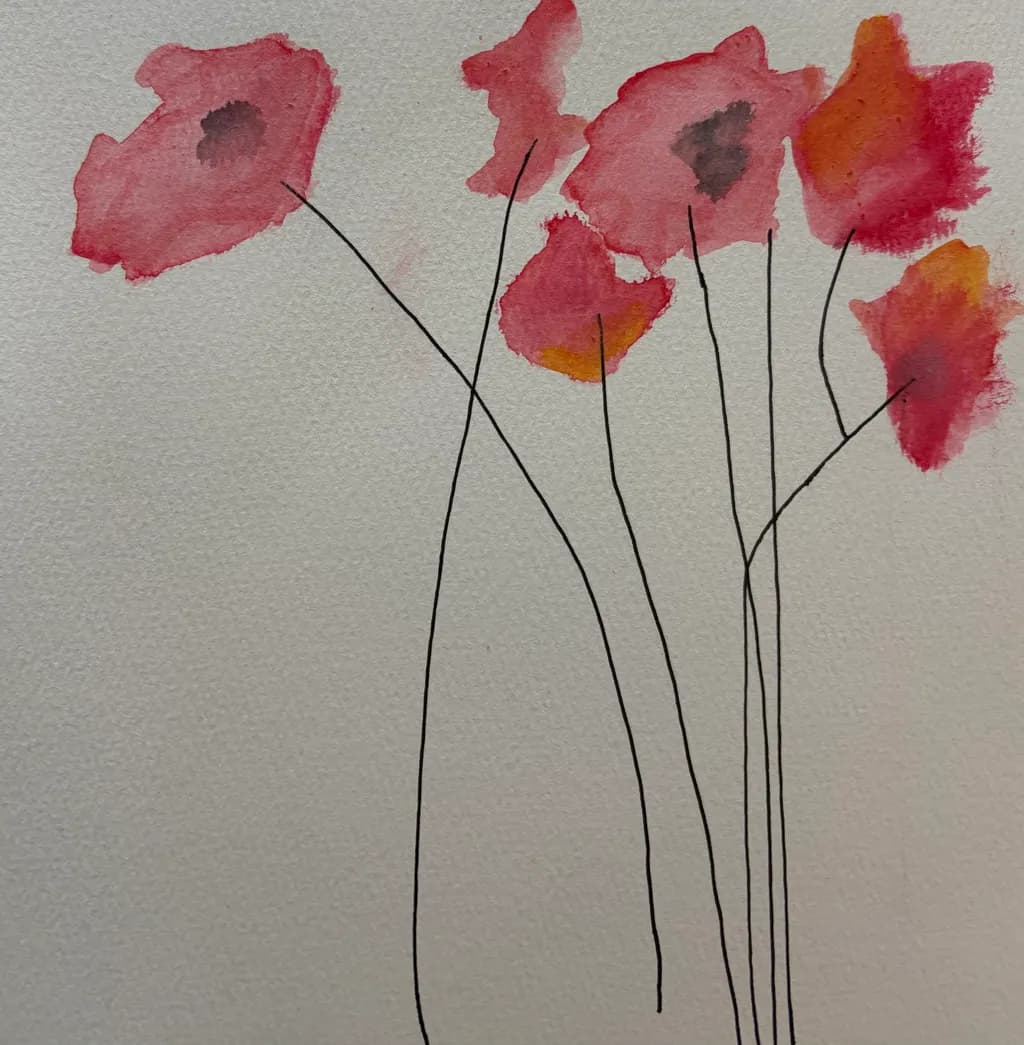 Crimson Poppies
