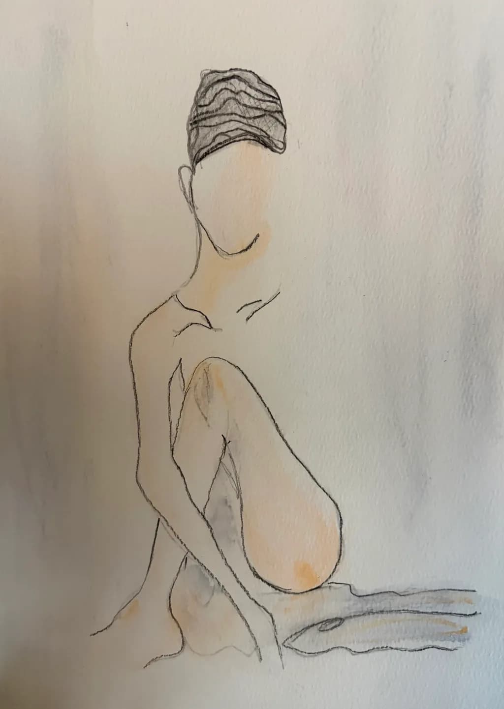 Seated Profile Study