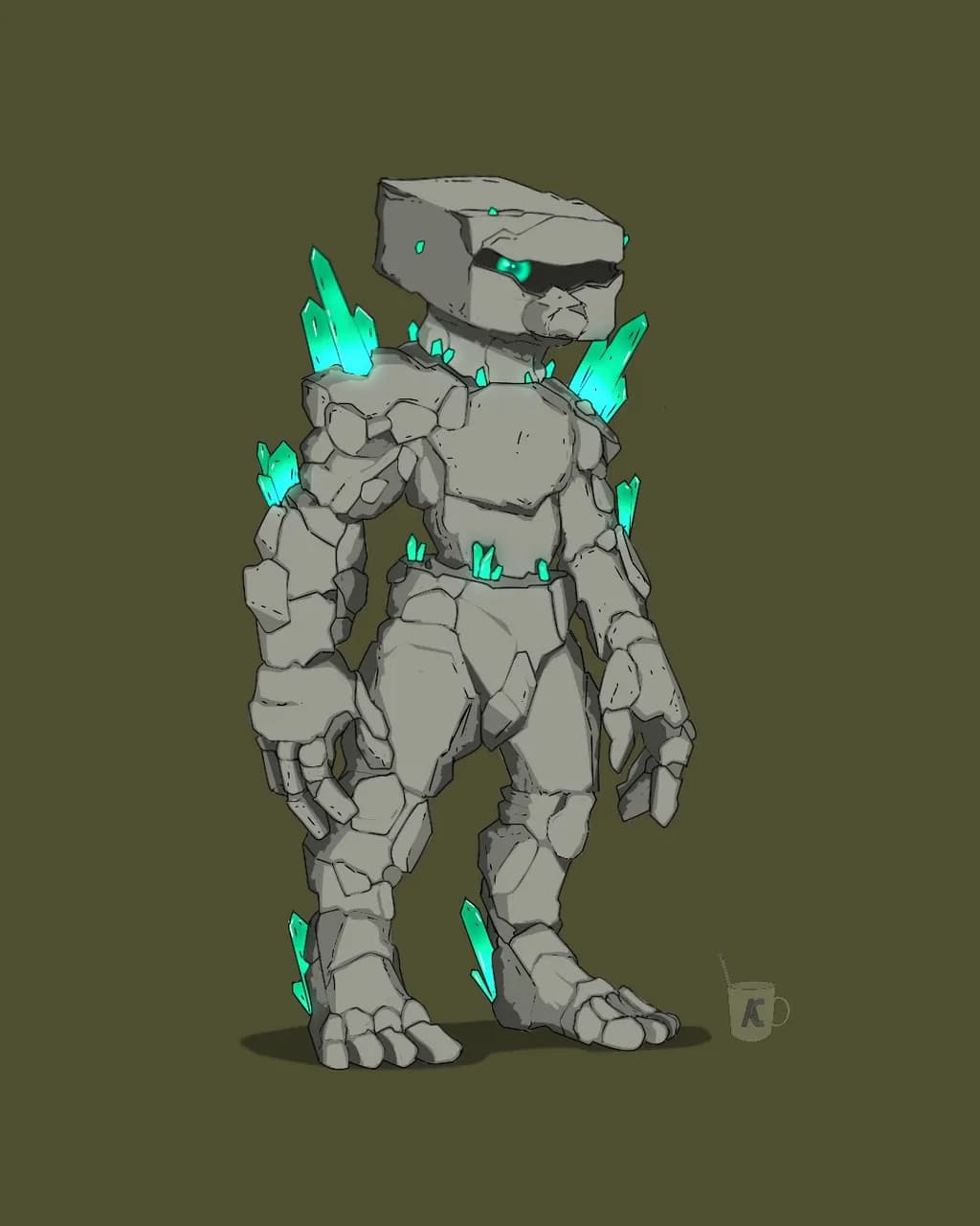 Crystalbound Golem