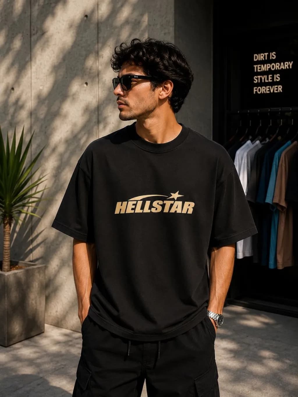 Streetwear Portrait in Black