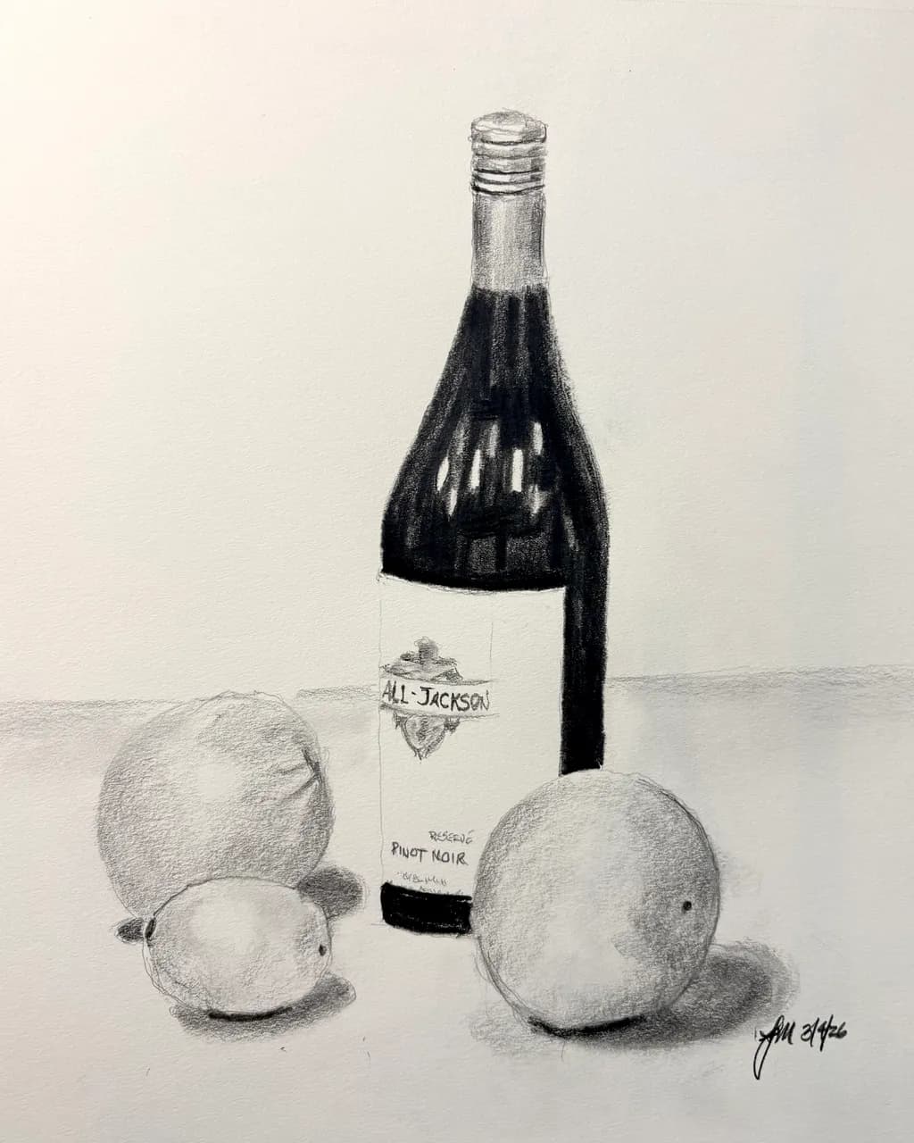 Pinot Noir Still Life