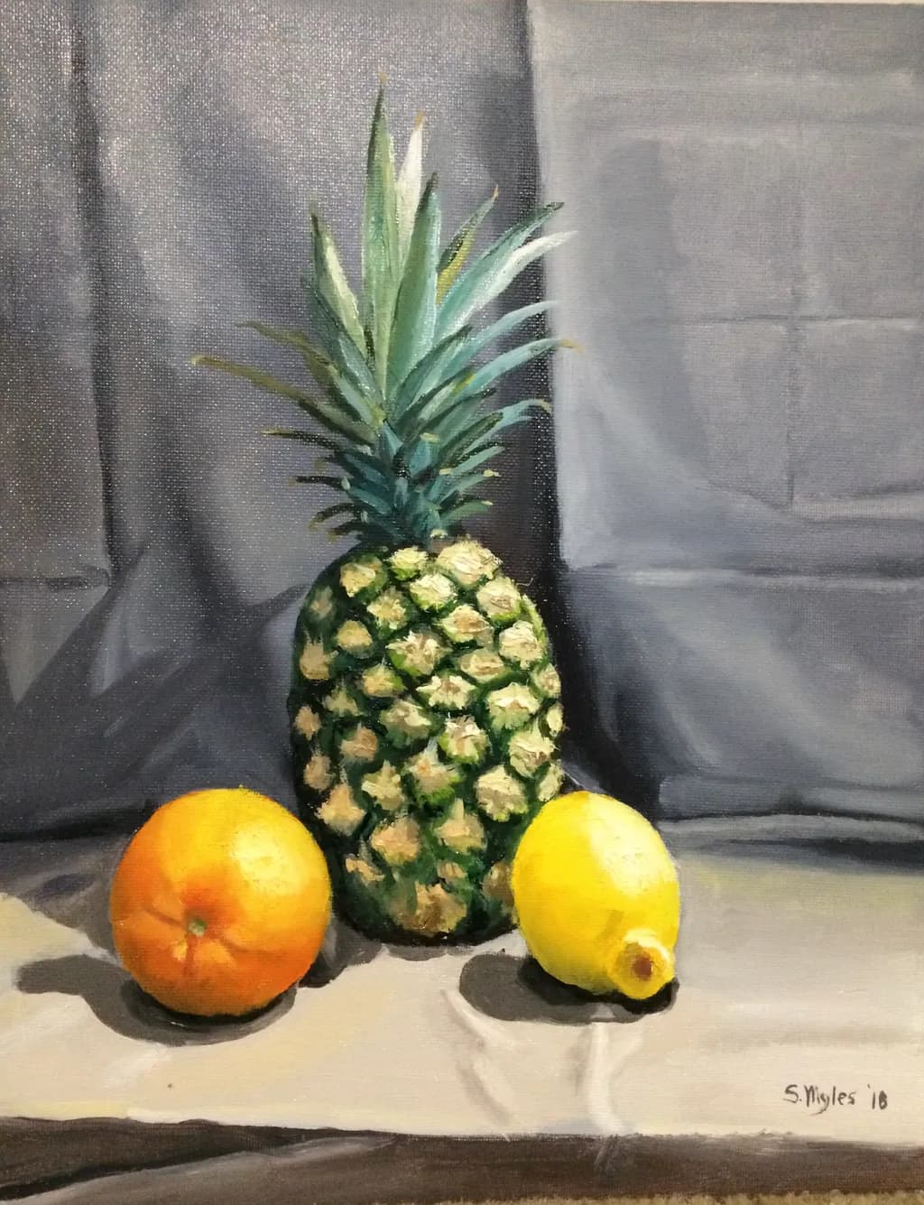 Pineapple Citrus Still Life
