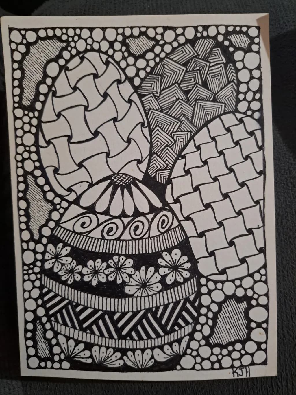 Patterned Bloom Mandala