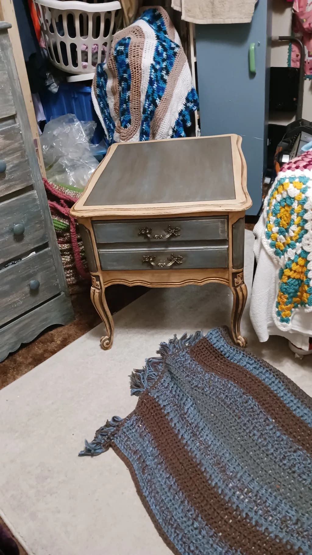 Vintage Painted Nightstand