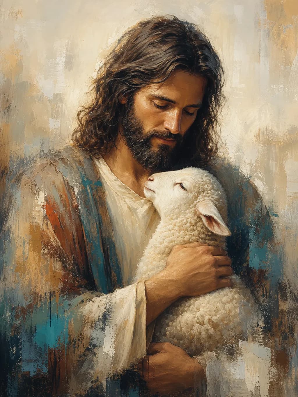 Jesus and Sheep