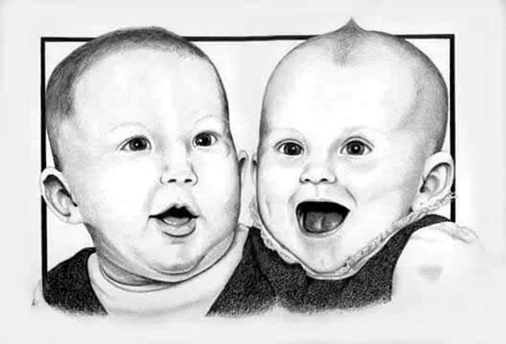 Twin Baby Portrait