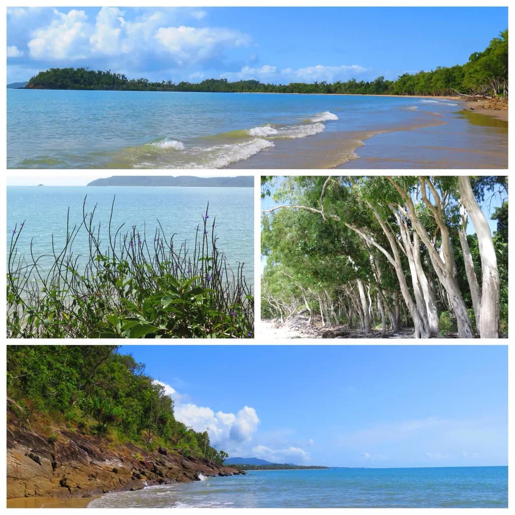 Coastal Beach Collage