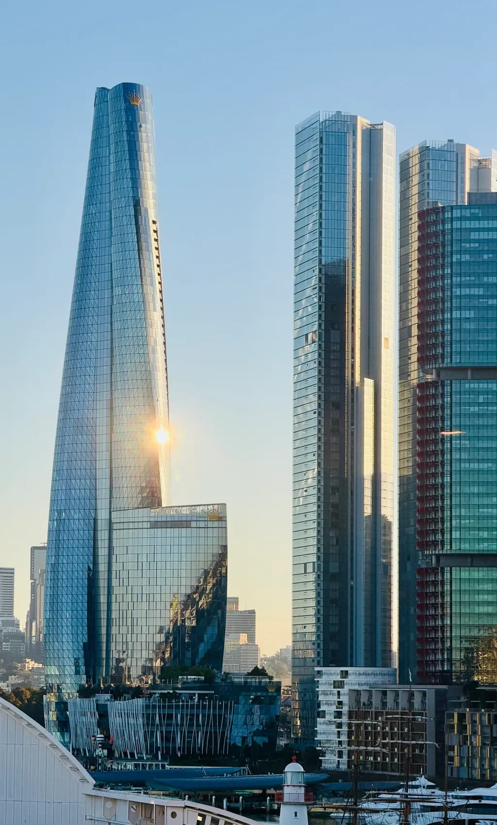 City Towers at Sunset