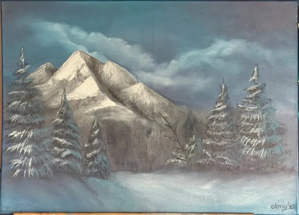 Snowbound Mountain Pines