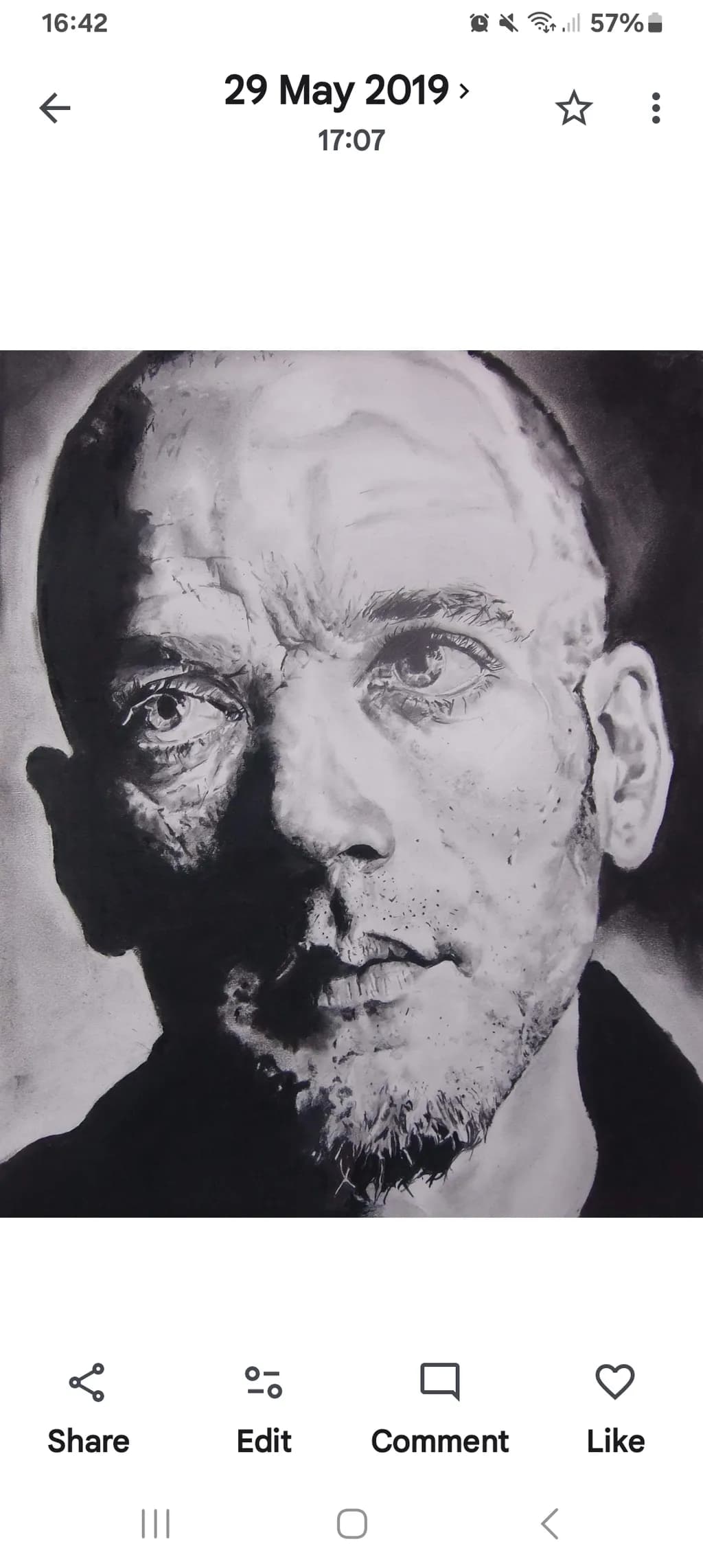 Monochrome Male Portrait