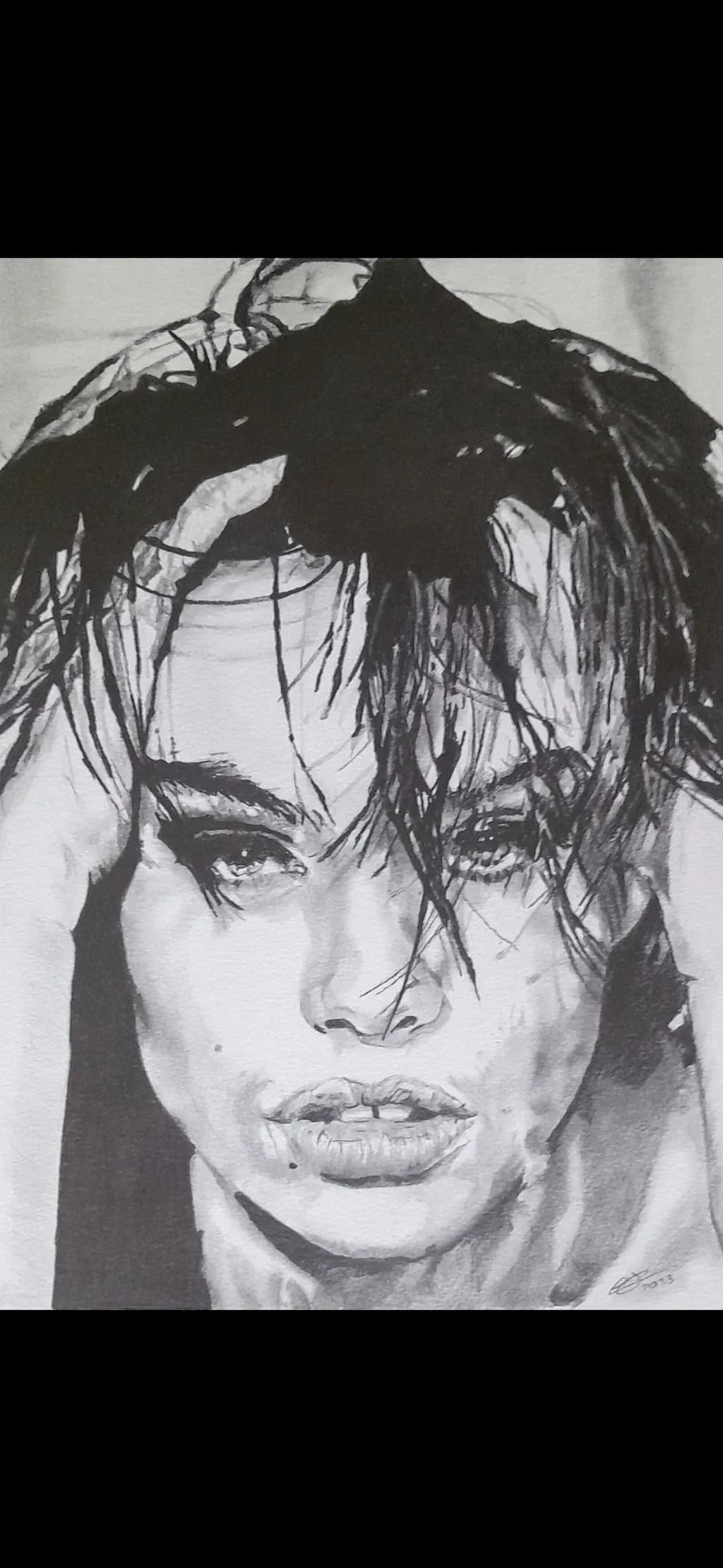 Monochrome Woman Portrait