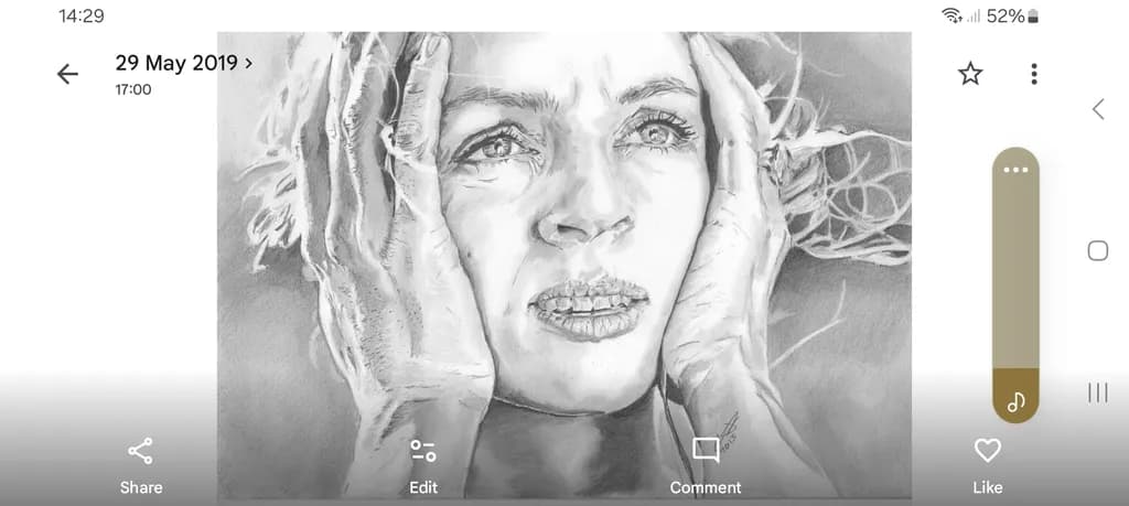Hands Framing Her Face