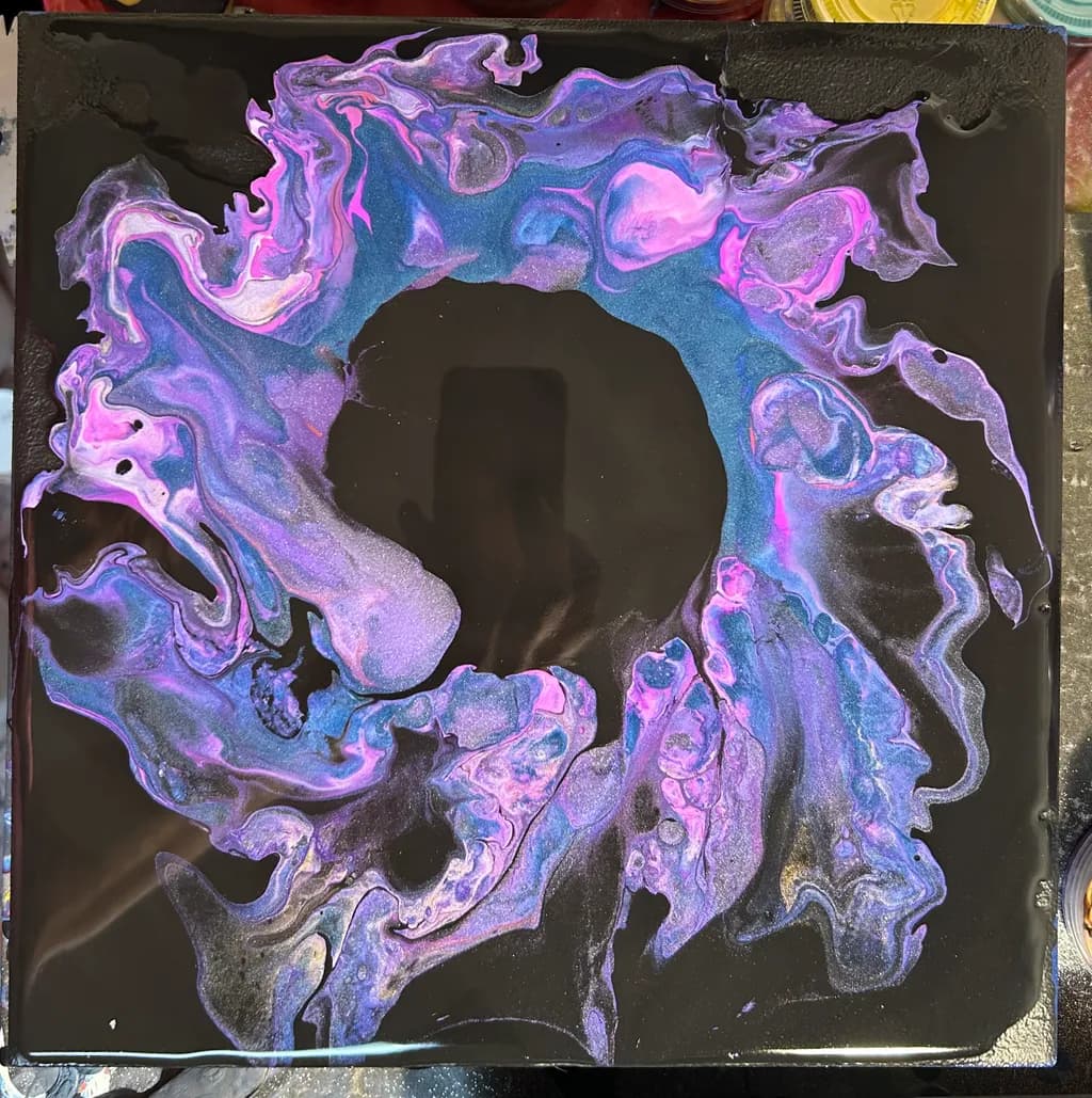 Cosmic Violet Tide